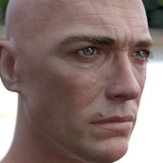 3d model Clint Eastwood head v2