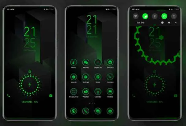 Tema Black Shark Untuk Xiaomi MIUI 9 dan MIUI 10