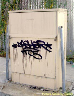 Graffiti Tagging In The Box