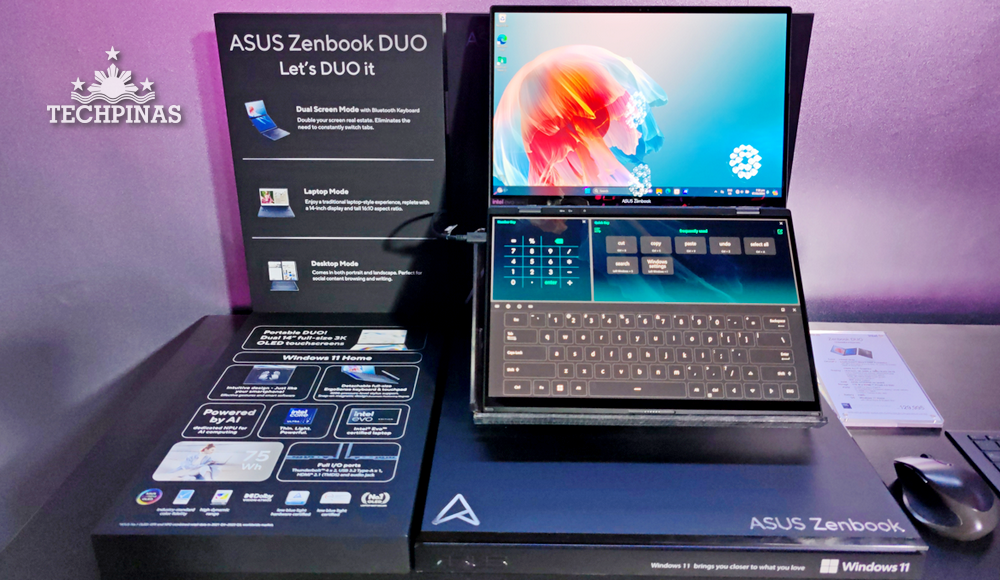 ASUS Zenbook DUO, ASUS Zenbook DUO Philippines, ASUS Zenbook DUO UX8406MA-PZ221WS