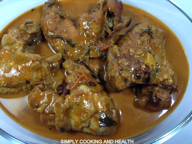 Chicken wings curry