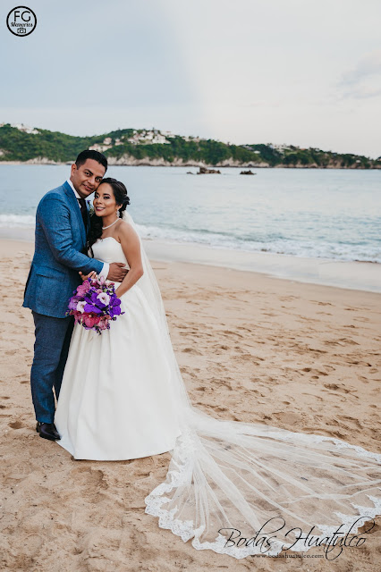 boda en playa, beach wedding, Oaxaca, México, Bodas Huatulco, Wedding Planner