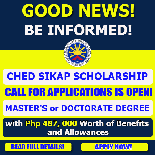 CHED SCHOLARSHIP 2022 FOR MASTERS & DOCTORATE DEGREE  | APPLY NOW!