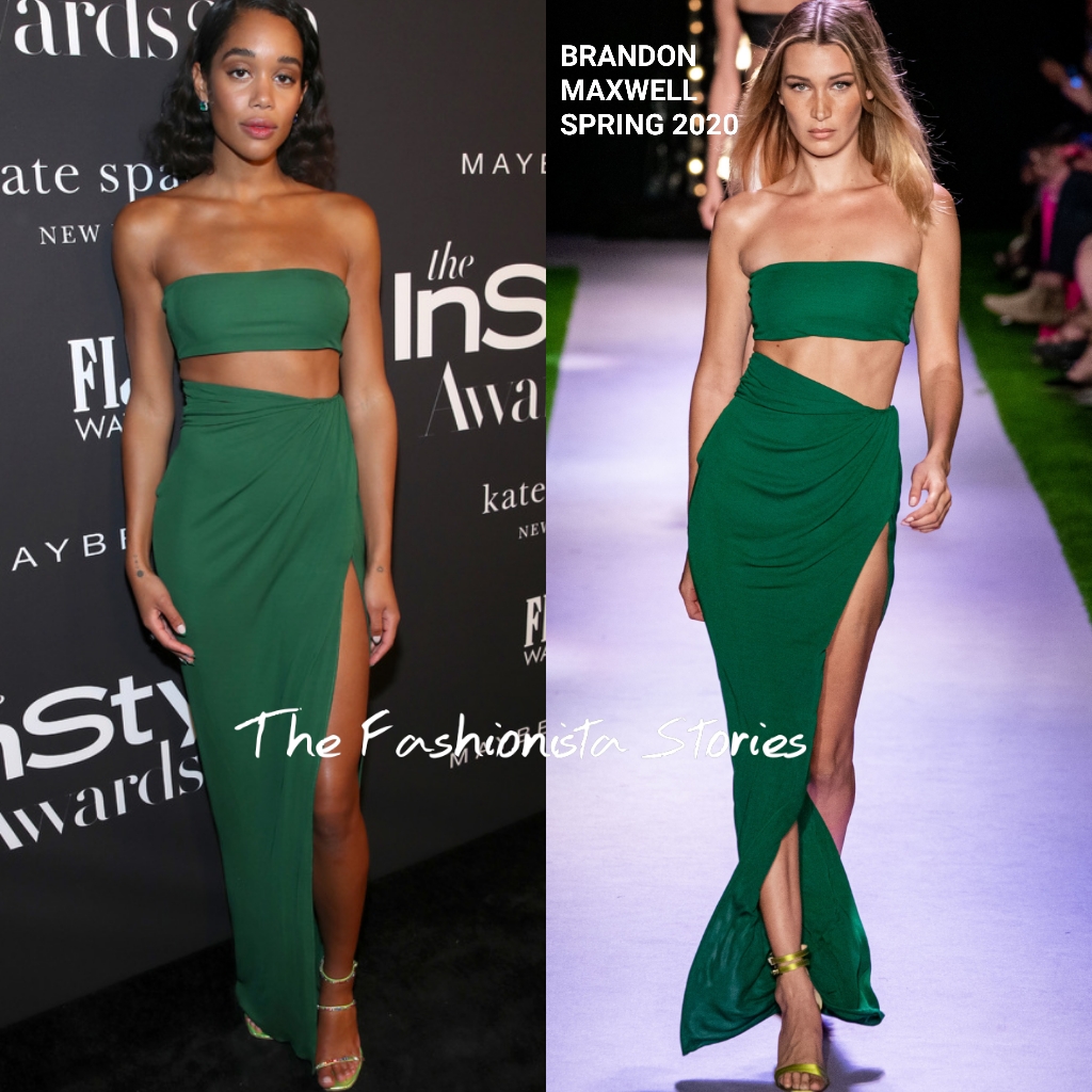 Laura Harrier & Julia Louis-Dreyfus in Brandon Maxwell at the 2019 InStyle  Awards