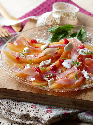 Carpaccio de melon