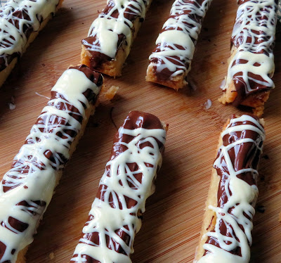 Mint Chocolate Shortbread Fingers