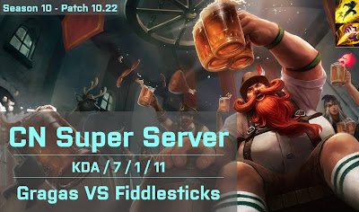 Gragas JG vs Fiddlesticks - CN Super Server 10.22