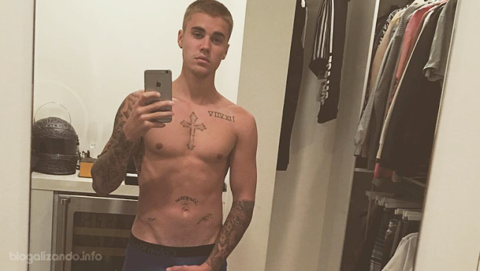 #MandaNudes: De cueca, Justin Bieber causa alvoroço nas redes sociais