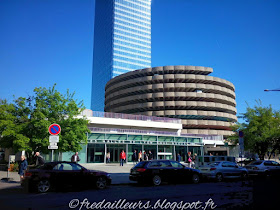 Lyon, Halles Bocuse parking cylindrique