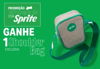 Promoção Refresque-se com Sprite: Ganhe Uma Shoulder Bag Exclusiva