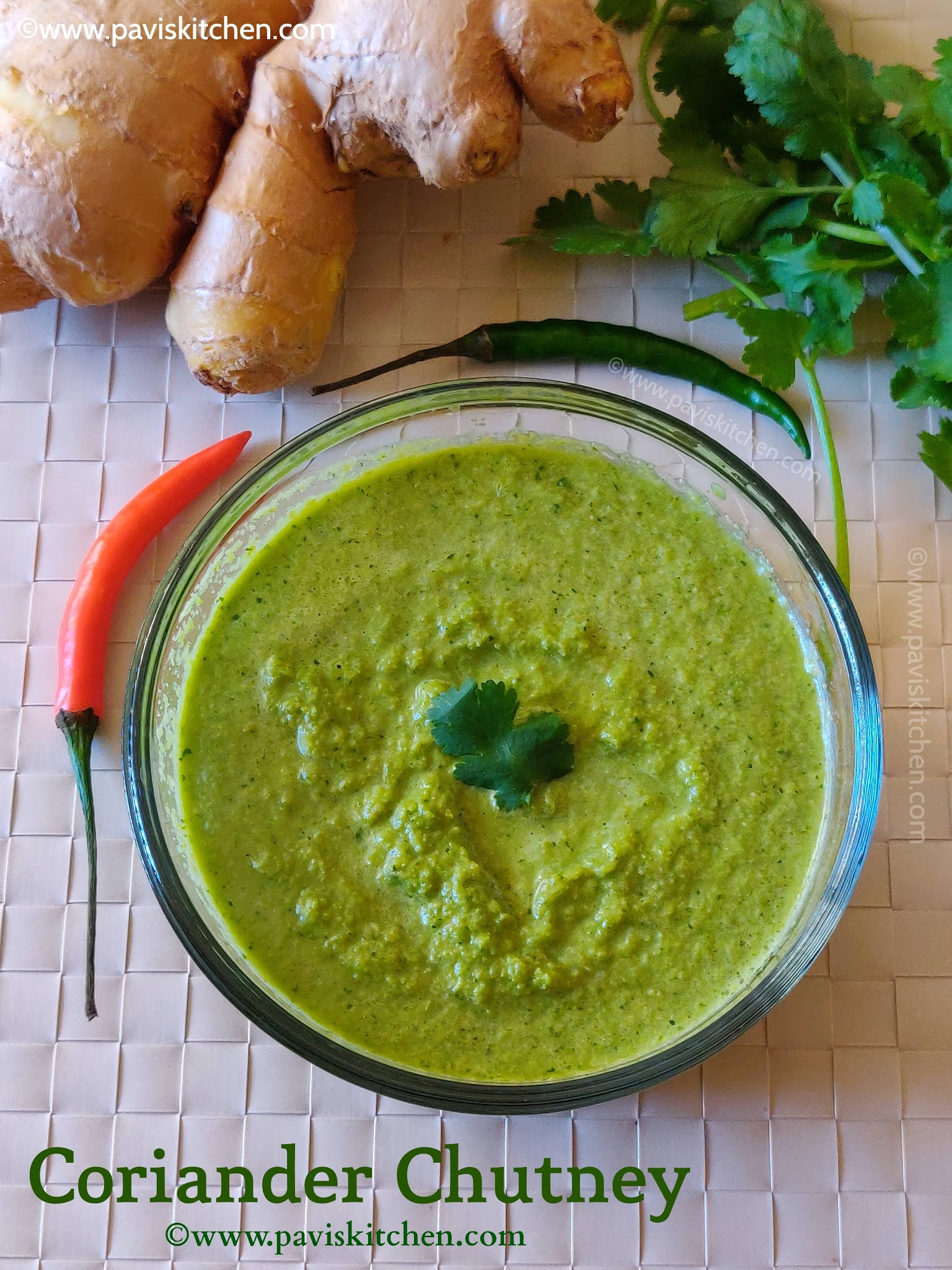 Coriander chutney recipe | Coconut coriander chutney recipe | Kothamalli chutney recipe