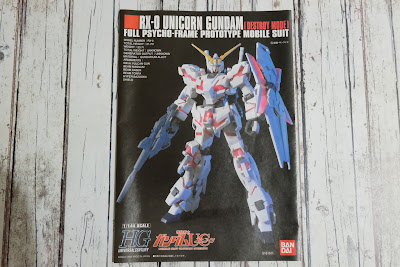 Bandai HGUC Unicorn Gundam Destroy Mode Manual Book