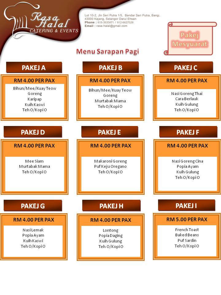 menu sarapan pagi malaysia