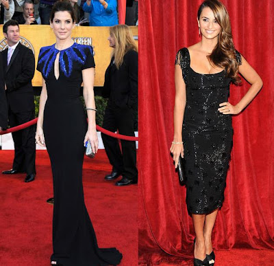 SAG Sandra Bullock and Penelope Cruz