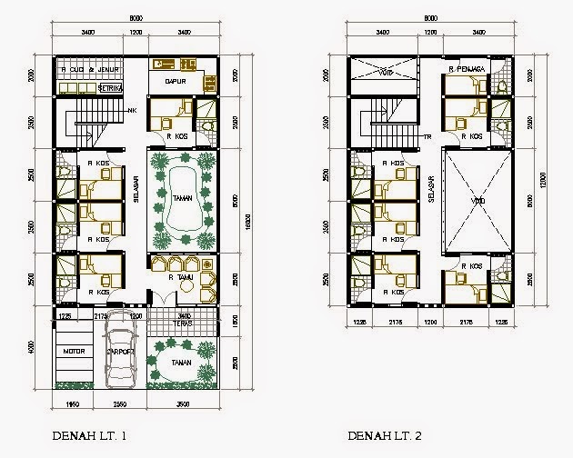  Desain  Rumah  Minimalis 2  Lantai  10X10  Gambar Foto Desain  
