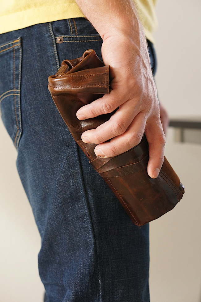 Leather Tool Roll Bag Tutorial