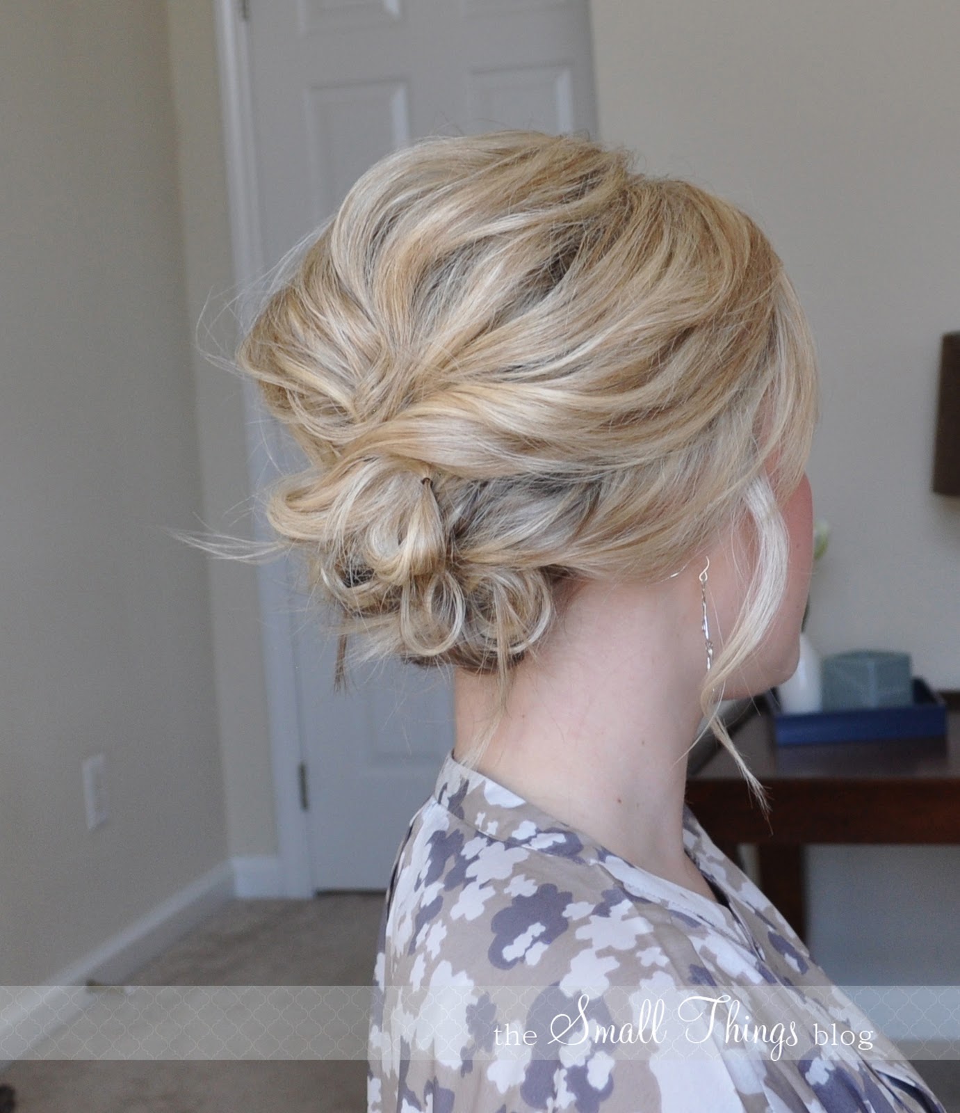 Messy Bun For Medium Length Hair