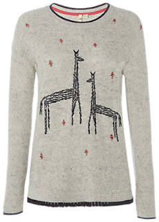 White Stuff Canter embroidered jumper