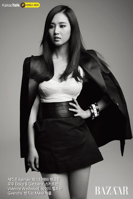 [PICTURE] SNSD Yuri for Bazaar Magazine (KAKAOTALK)