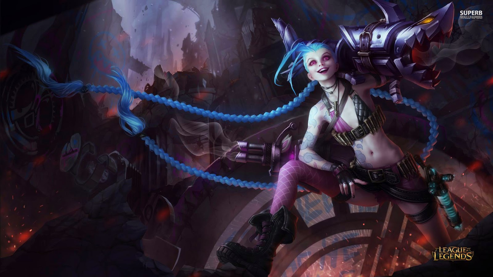 JinX League of Legends Wallpaper