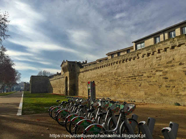 Muralhas da cidade de Avignon