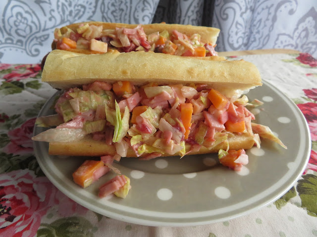 Chopped Ploughman's Sandwich