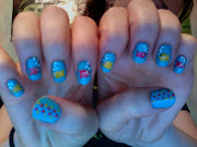 Fishies Under The Sea Nails. June 2012. Colors Used: