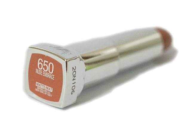 Maybelline Color Sensational Creamy Matte Lipstick in 650 Nude Embrace