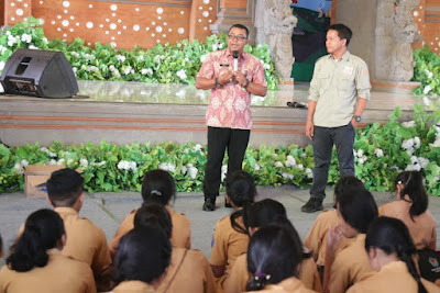 Hari ini, Pelajar di Tabanan mendapatkan Pemahaman Anti Korupsi