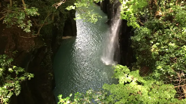 高千穂峡へ【宮崎県高千穂】