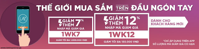 Mã giảm giá Lazada voucher/coupon tháng 9