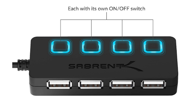 The Top Sabrent 3/13 Port Usb Hub 2.0/3.0 With Power Led - Tiptopshoppin