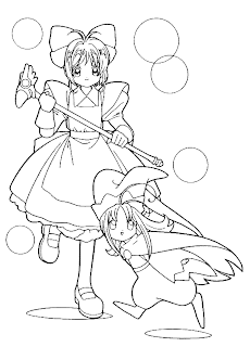 free coloring pages, sakura coloring pages