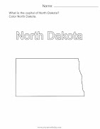 Facts about North Dakota worksheet