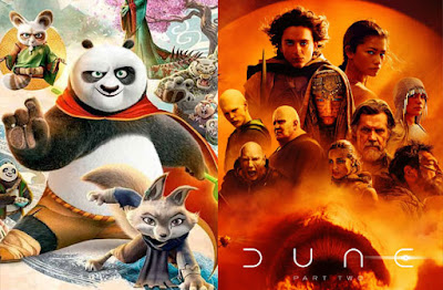 Weekend Box Office Kung Fu Panda 4 Dune Part Two