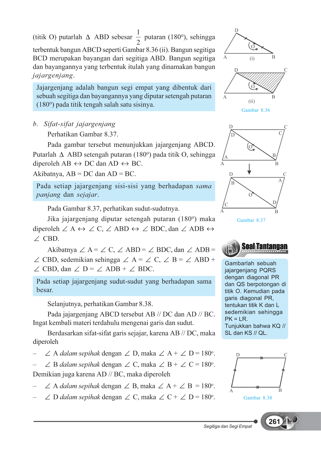 Materi Segitiga dan Segiempat SMP Kelas 7