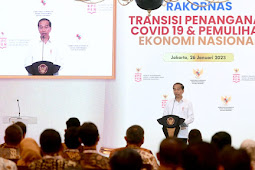 Jokowi Buka Rakornas Transisi Penanganan COVID-19 dan PC-PEN 2023 