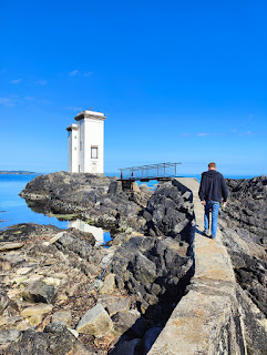 Heading up to the lighthouse