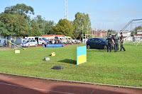 Exhibición de la Ertzaintza en la ciudad deportiva San Vicente