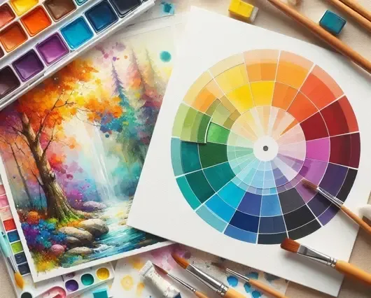 Teoria das Cores na Aquarela