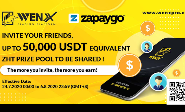 WenX – Invite Your Friends – 50,000 USDT Equivalent Prize Pool To Be Shared