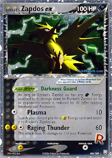 Rocket’s Zapdos EX Team Rocket Returns Pokemon Card Set