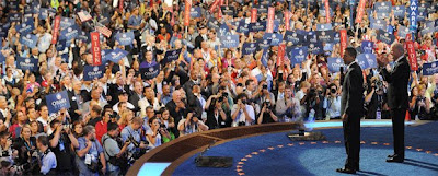 Convención democrata se rinde a los pies de un afroamericano, Barack Obama