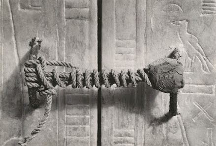 Imagen: Sellos intactos, tumba Tutankamón.