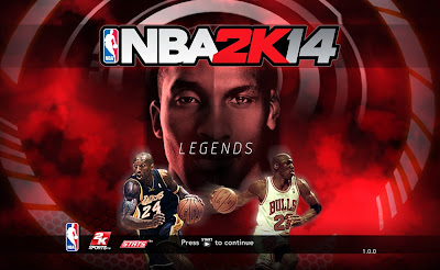 NBA 2K14 Michael Jordan & Kobe Bryant Game Cover