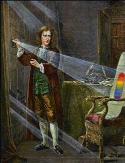 Representación de Isaac Newton