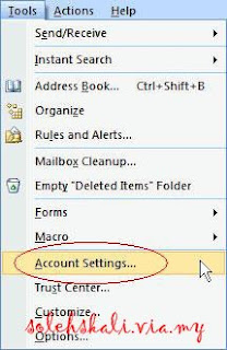 Setup Email Outlook 2007