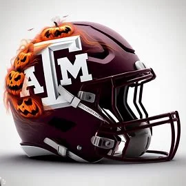 Texas A&M Aggies Halloween Concept Helmets