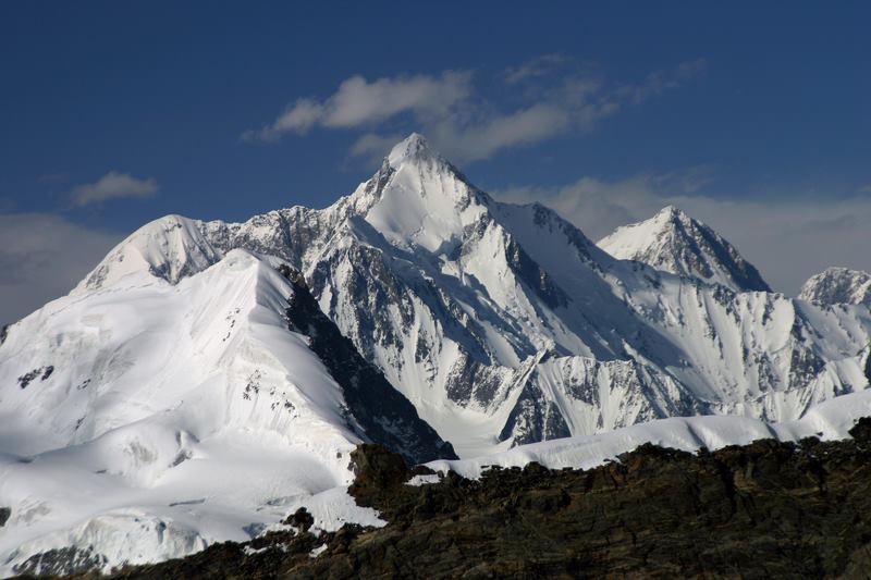 mountain peak in Batura Muztagh & Batura Glacier. Highest mountain peak in Pakistan. Mountain Peaks In Gojal valley Hunza