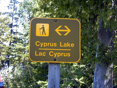 Cyprus Lake Bruce Peninsula National Park.